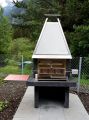 Cheminée Gartengrill schwarz noir béton jardin Schweiz kaufen