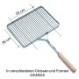 Grillrost swissmade Edelstahl 35x35 cm