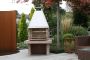 Aussencheminee drehbar terracotta cheminée pivotante jardin
