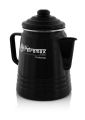 Kaffeekocher Feuer Outdoor Perkomax Perkolator schwarz Kaffekanne