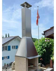 Chemineehut Verlängerung Klappe