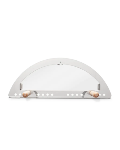 Glastür zu Pizzaofen Pulcinella