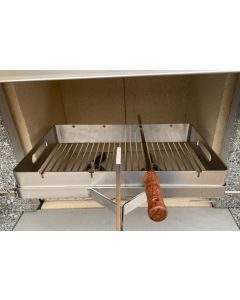 Grillspiesshalter zu Grillrost 50x35 cm