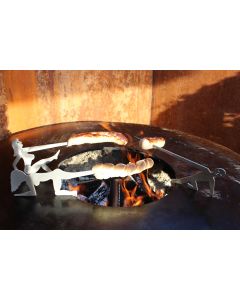 Grillspiess aus Edelstahl Steelman / Steelwoman