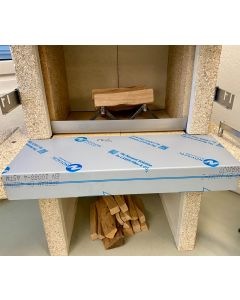 Edelstahl-Abdeckung Gartencheminee