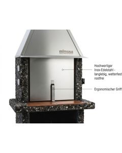Tür Feuerraum Cheminee Modell 87