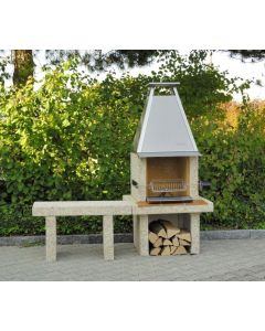 Kaminbank Nero Ebano