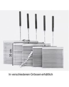 argentinischer Grillrost, direkt grillen Churrasco
