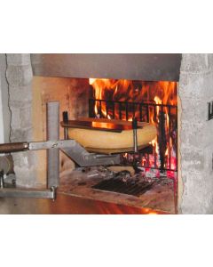 raclettehalter raclette am feuer raclettesupport