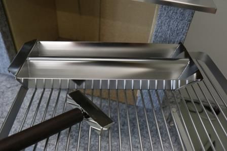 Fischschale mit Griff Edelstahl V4A