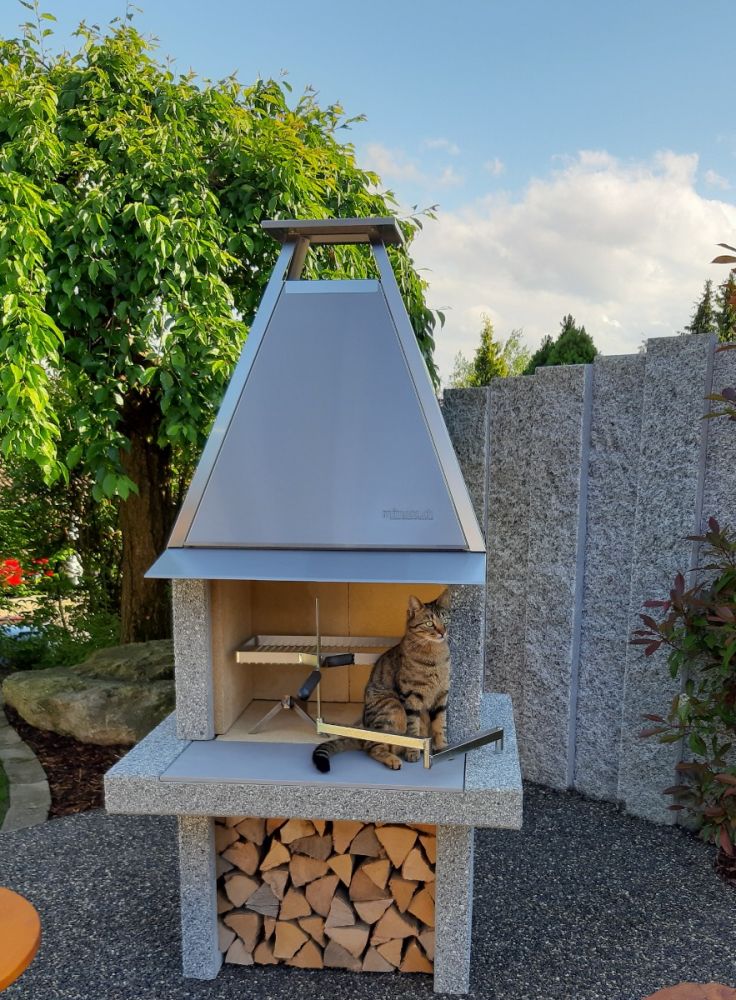 Cheminée Garten Qualität Granit Schweiz