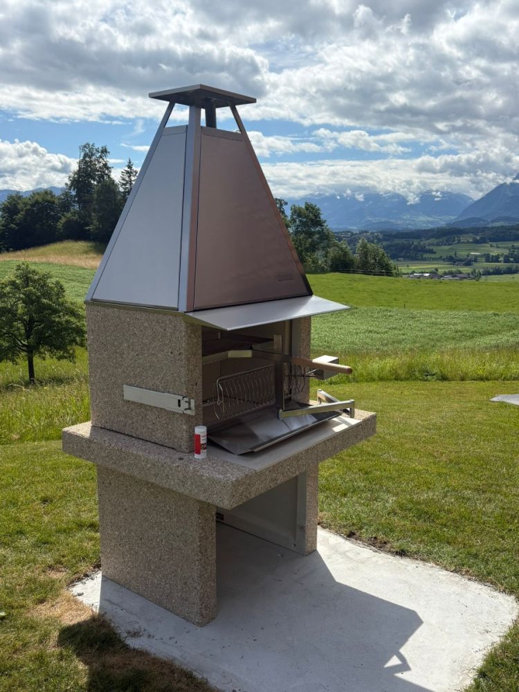 Gartencheminée beige Schweiz
