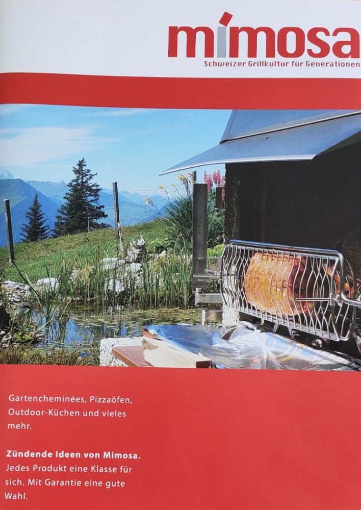 Grillkatalog Mimosa download Gartencheminée Holzbackofen Feuerschalen Grillzubehör