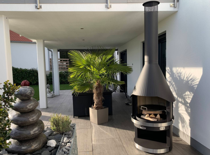 Cheminee Wintergarten Pergola Vario