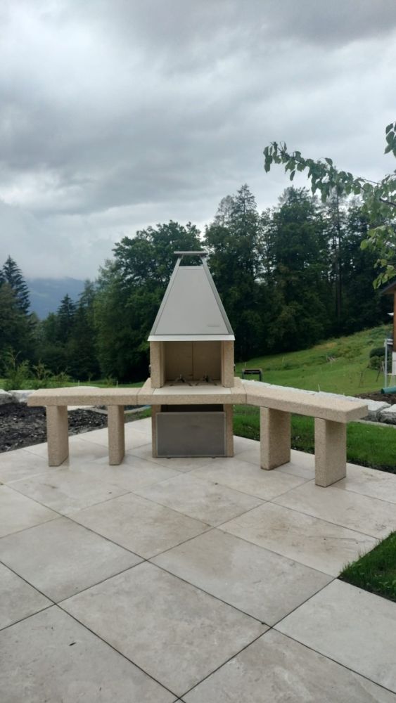 Kaminbank Sitzbank Cheminée