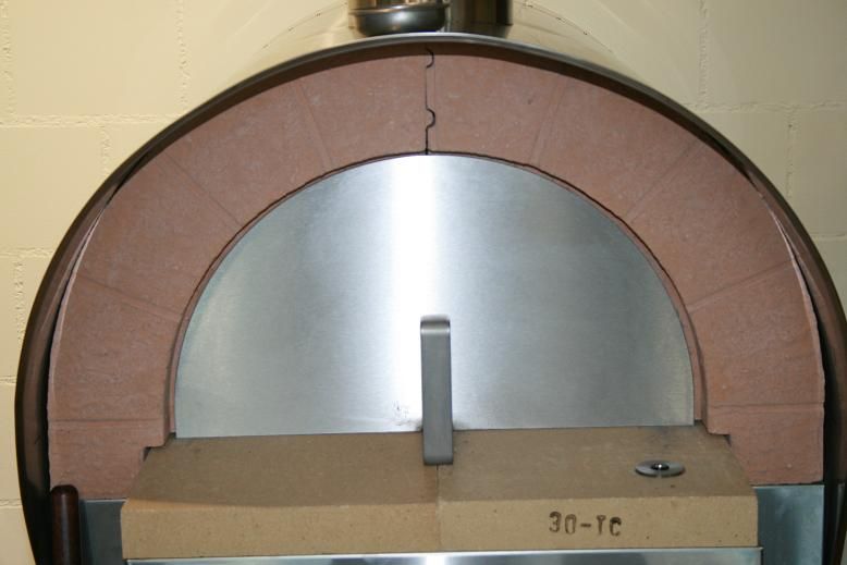 Tür Pizzaofen Brotofen Edelstahl