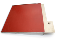 Abstelltisch Inox zu Cheminee Modell 87  links 