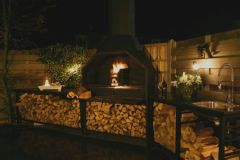 Seitentisch/Holzablage zu Braai 800 & 1200 Länge 1270 cm