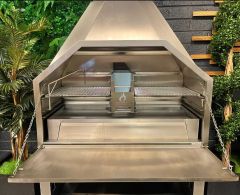 BRAAI Grill  1200 Einbauversion, aus Edelstahl, Südafrikanischer Grill