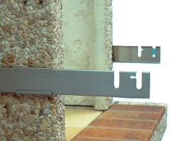 Paar Träger Inox in der Tiefe verstellbar