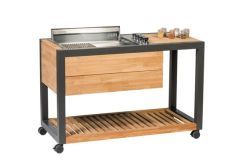 Gasgrill Trolley GazzBoy Teak