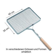 Grillrost 45x35 cm, Edelstahl, passend Grillarm