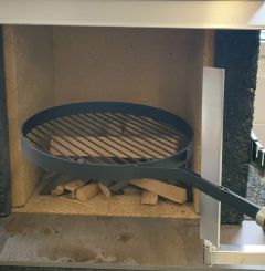 Grillrost rund 36 cm passend zu Grillarm