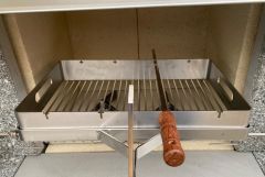 Grillspiesshalter zu Grillrost 50x35 cm