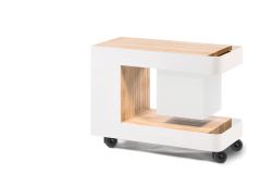 Iceboy weiss indu+ Servierwagen mit Eisbox