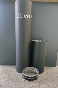 Verlängerungsrohr VARIO 100 cm schwarz zu Vario 80