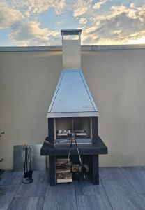 Kaminverlängerung Inox, 50 cm ohne Rauchklappe