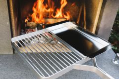 Grillschale aus Edelstahl  V4A