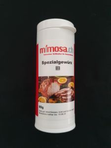 Grillgewürz Mimosa Spezialmischung 3 Pikant, 80 G Streudose