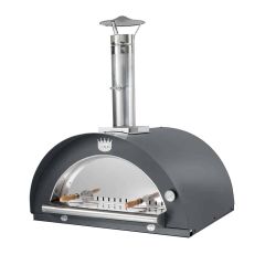 Pizzaofen Pulcinella 100x80 cm, komplett aus Edelstahl, ohne Fahrgestell