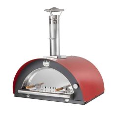 Pizzaofen Pulcinella 60x60 cm rot ohne Fahrgestell