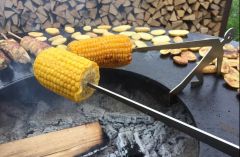 Spiess aus Edelstahl zu Feuerschale 